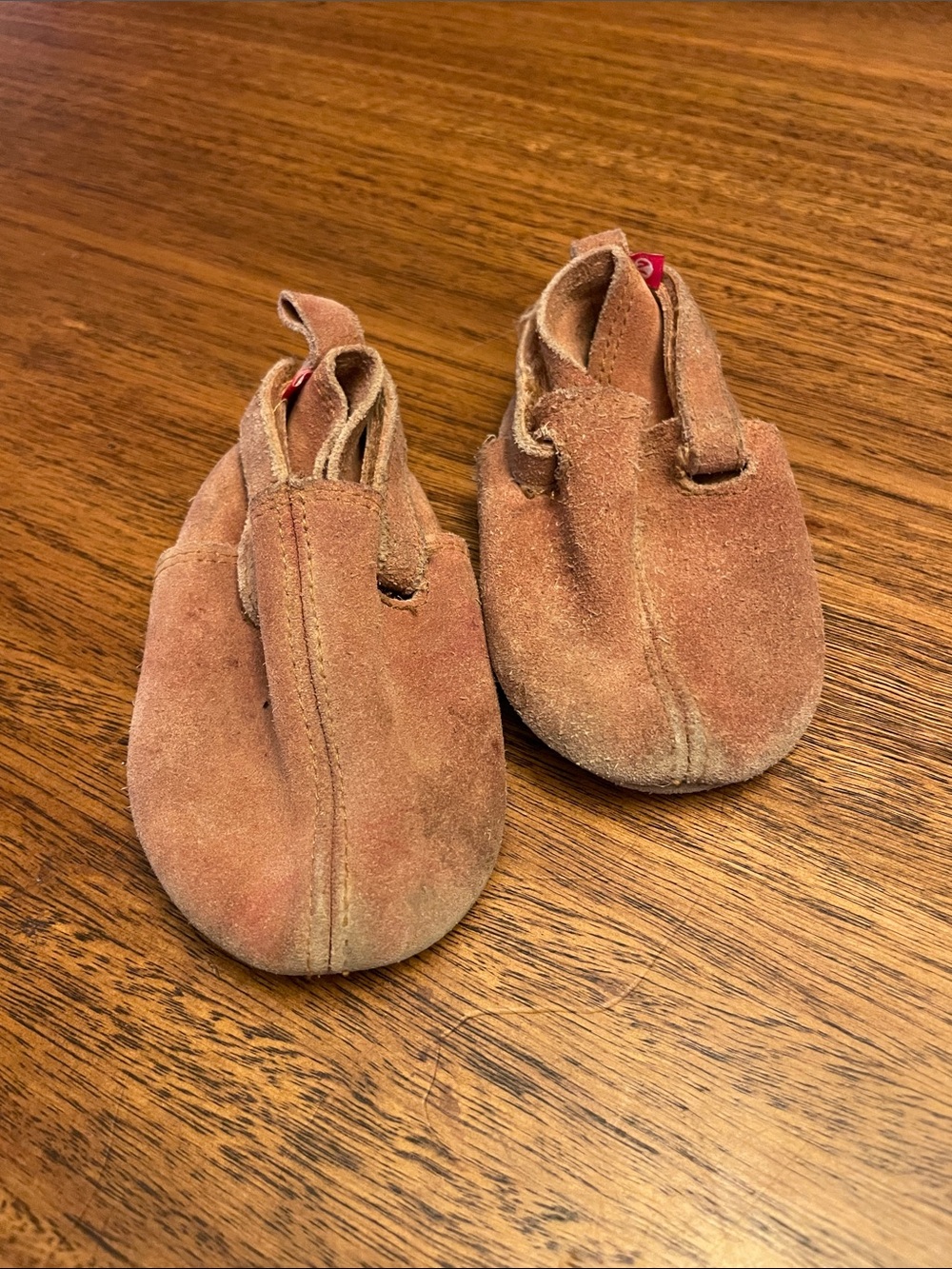 Zutano Suede Baby Walker Shoes in Tan Brown